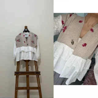 مانتو مزونی ترند سوزن دوز