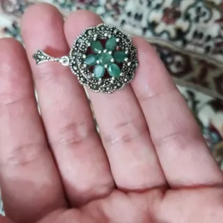 آویز گردنی نقره
