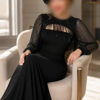 پیراهن دکلته با رویه