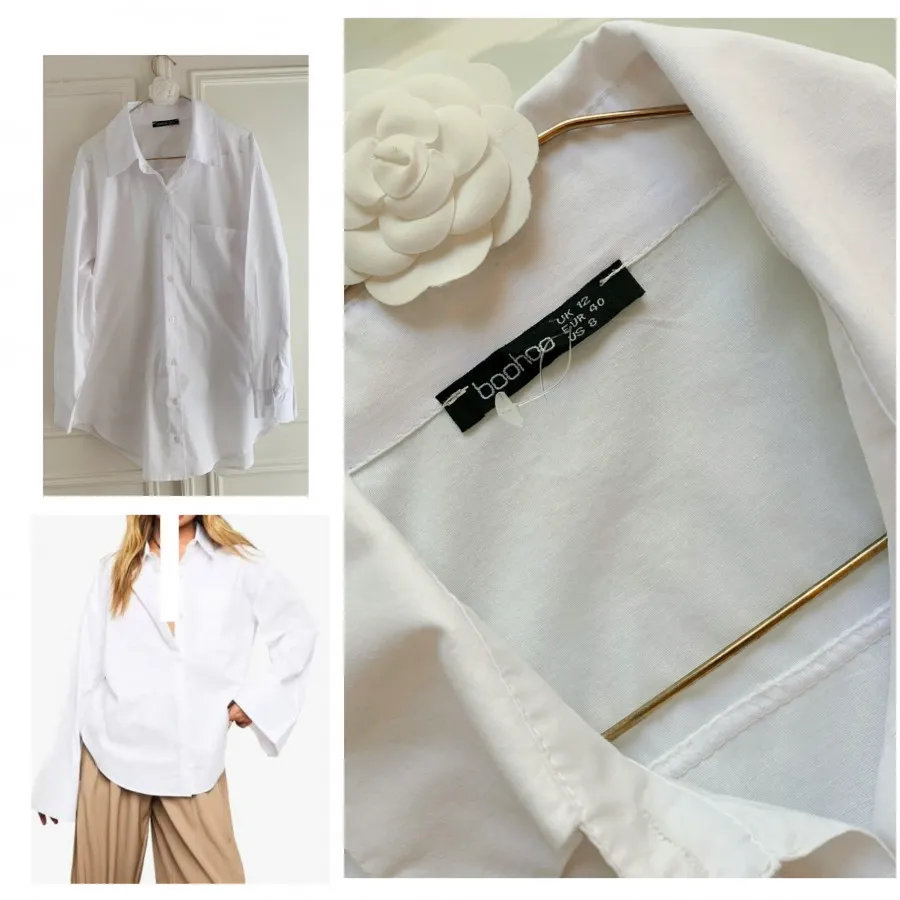 شومیز سفید Boohoo