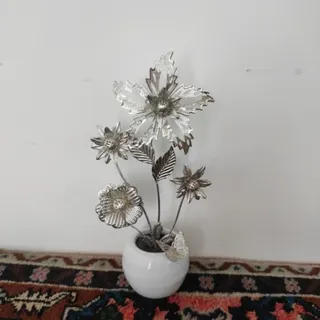 دسته گل نقره