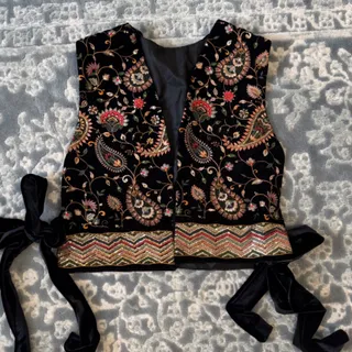 وست مخمل سوزندوزی