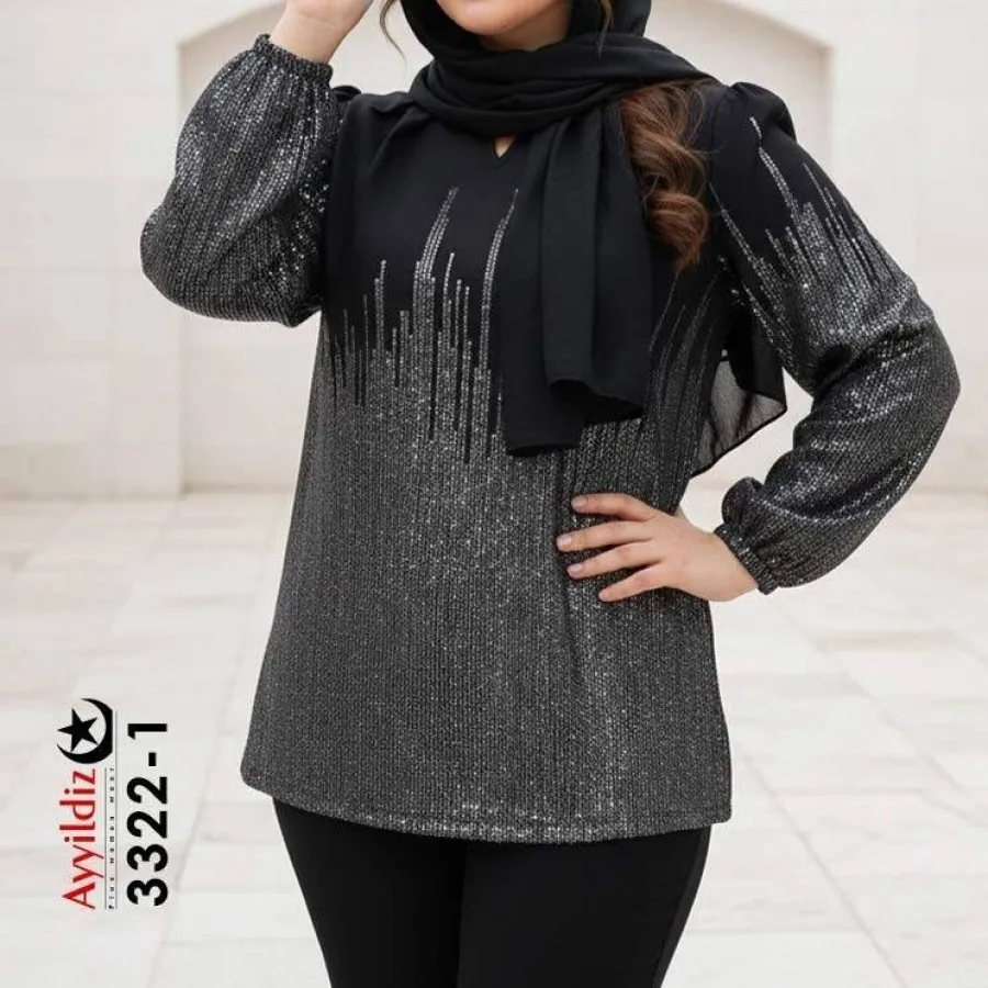 شومیز مجلسی سایز بزرگ
