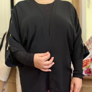 مانتو رویه مشکی