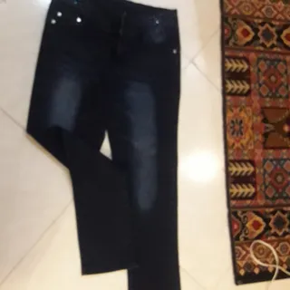 شلوار طرح لی سورمه ای