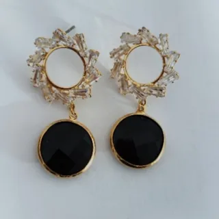 گوشواره سنگ و کریستال