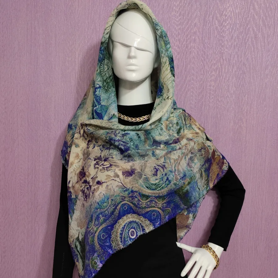 روسری نخی قواره بزرگ