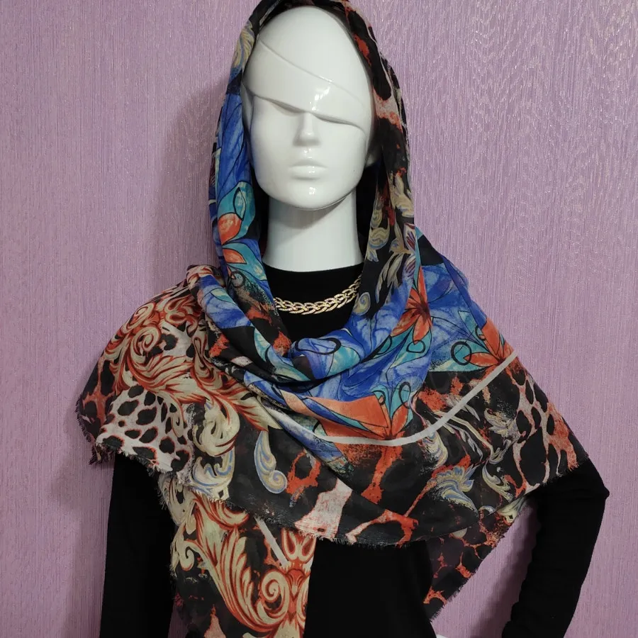روسری نخی قواره بزرگ