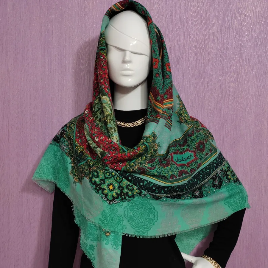 روسری نخی قواره بزرگ