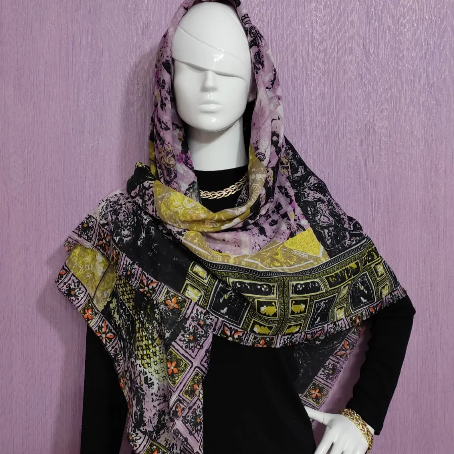 روسری نخی قواره بزرگ