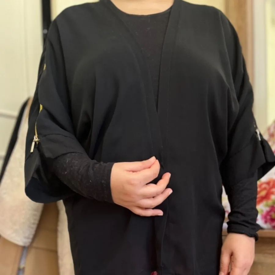 مانتو رویه مشکی