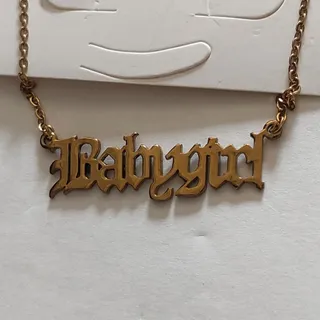 گردنبند BABY girl,استیل