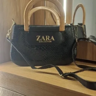 کیف دسته چوبی زارا