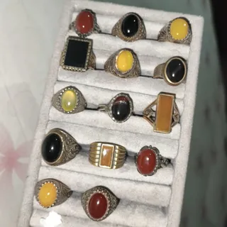 انگشتر سنگ اصل مردانه