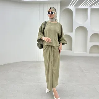 شومیز دامن شیری گیپور