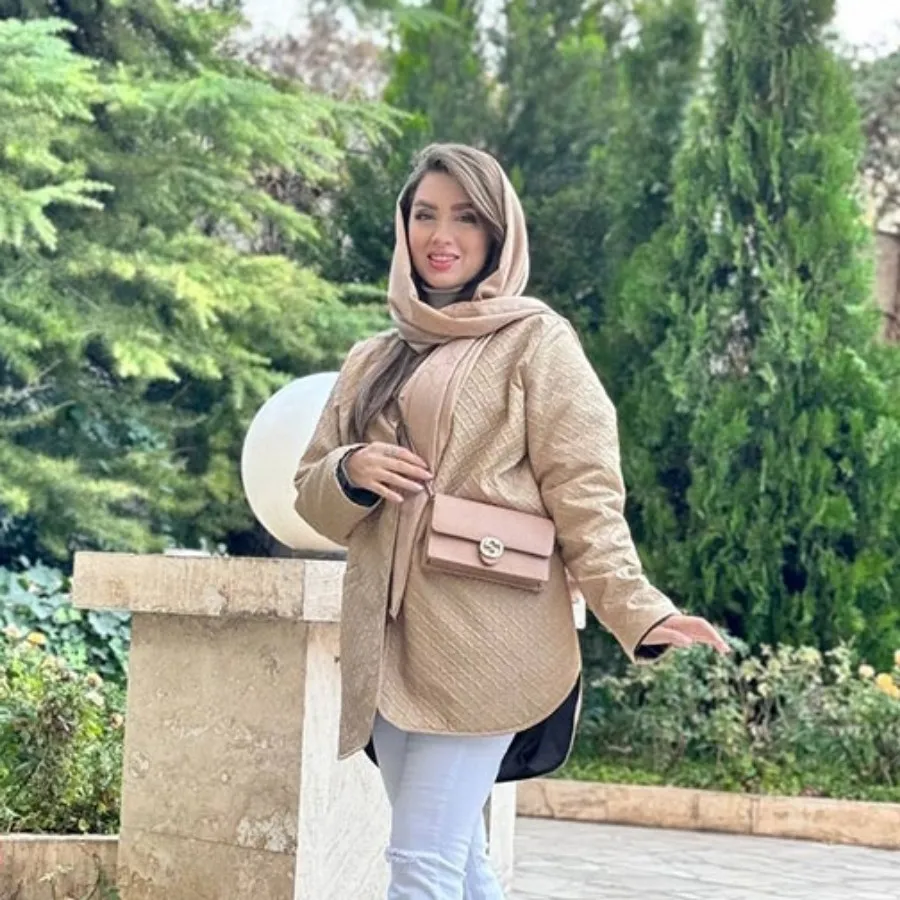 کاپشن شیری مزون دوز