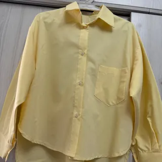 شومیز زرد کره ای