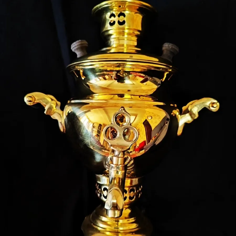 سماور زغالی برنجی