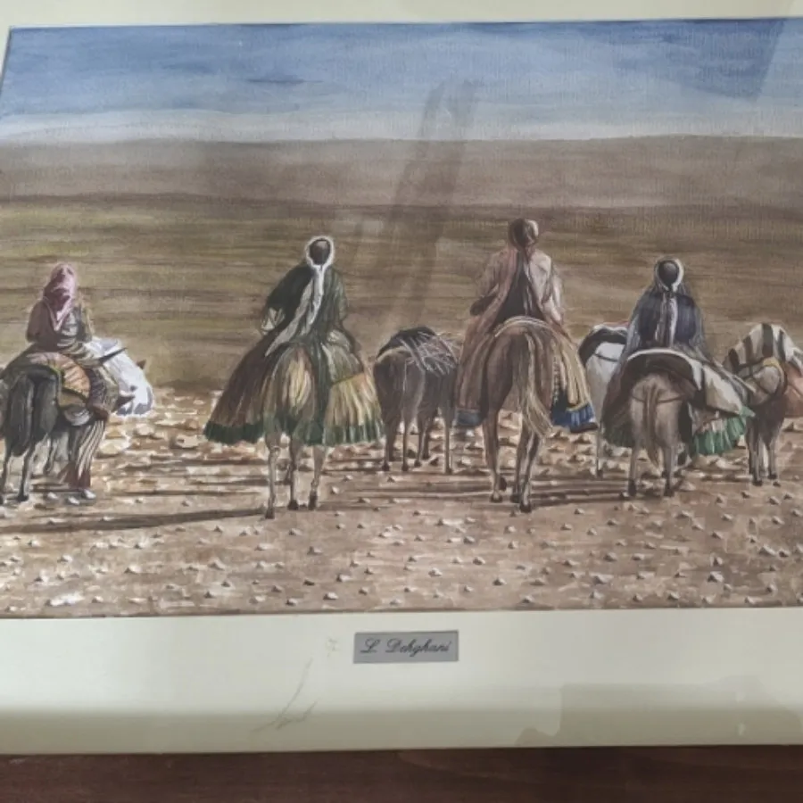 نقاشی آبرنگ اثر استاد