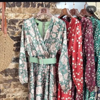 پیراهن ساتن مجلسی