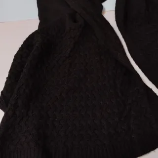 شال بافت مشکی