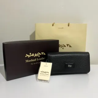 کیف پول چرم مشهد مشکی