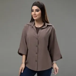 شومیز سیلک پری مشکی