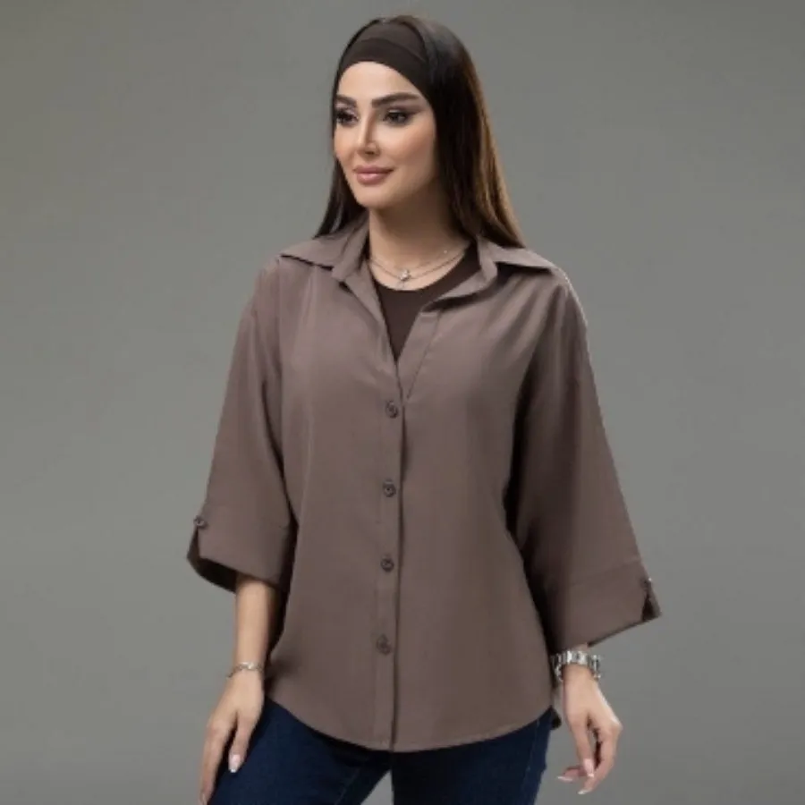 شومیز سیلک پری مشکی