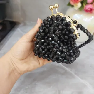 کیف کریستال مشکی