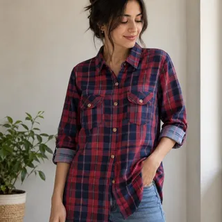 شومیز چهارخونه