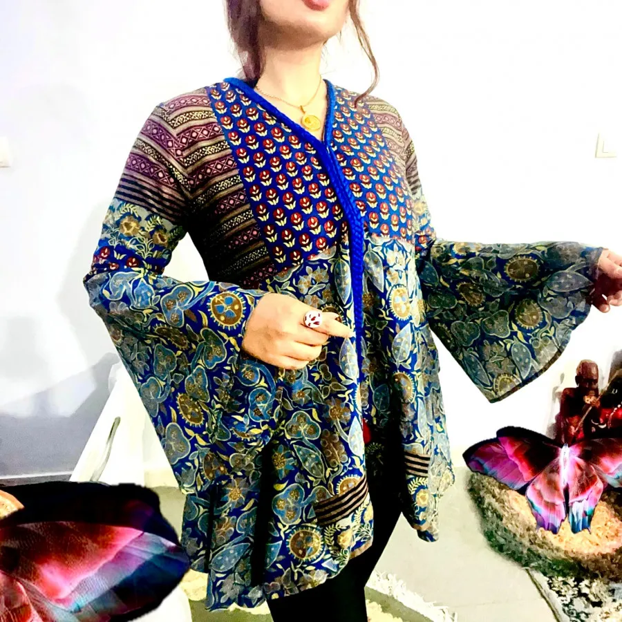 شومیز لینن نخی خیلی خاص