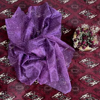 پارچه بنفش کارشده