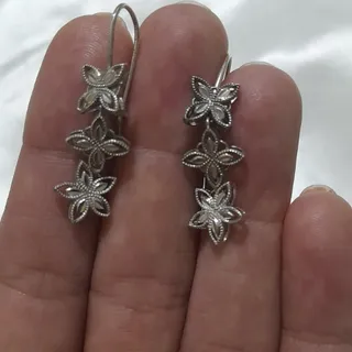 گوشواره آویز  نقره