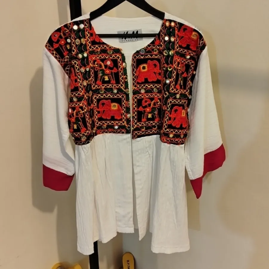 مانتو آینه کاری شده