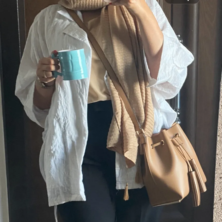 مانتو سفید خنک