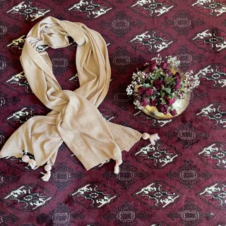 شال کرم نسکافه ای