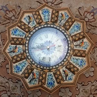 ساعت خاتم و مینا کاری