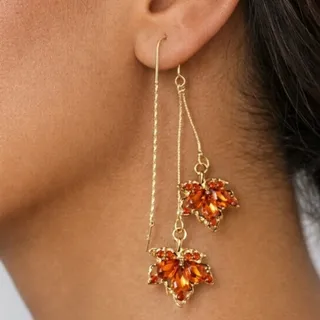 گوشواره برگ پاییز وارداتی