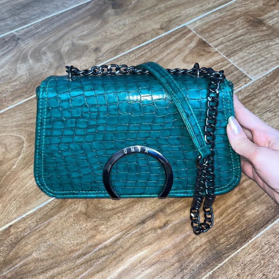 کیف ورنیسبزطرح کروکودیلی