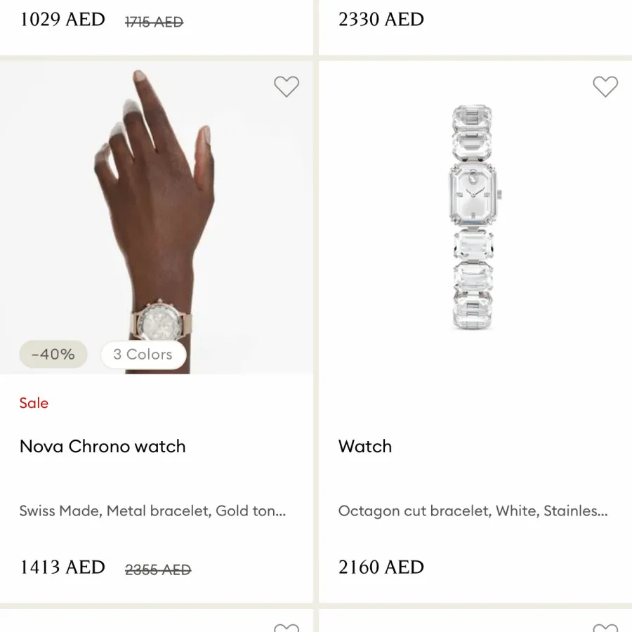 ساعت Swarovski