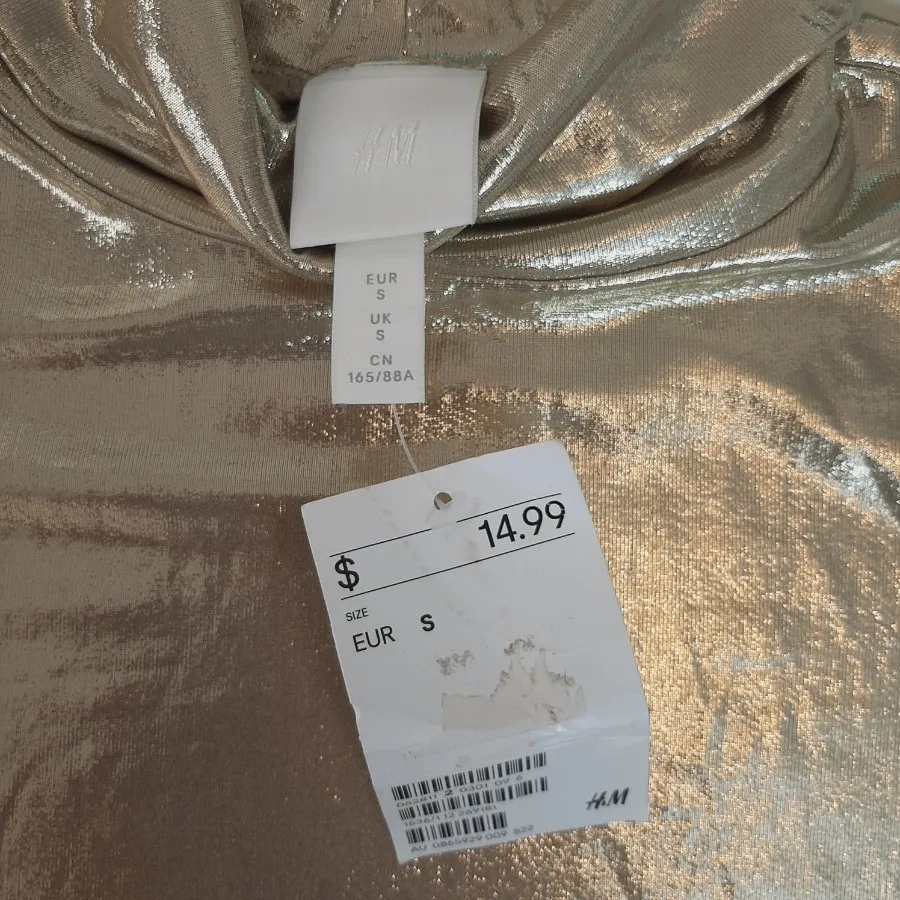 بلوز H&M طلایی