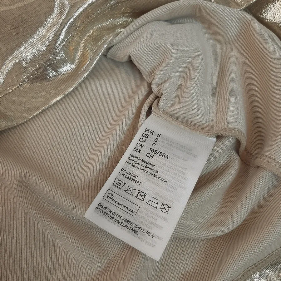 بلوز H&M طلایی
