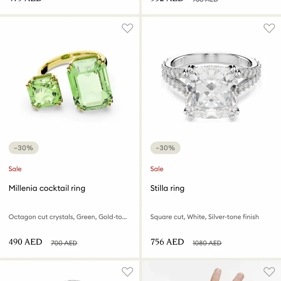 انگشتر Swarovski