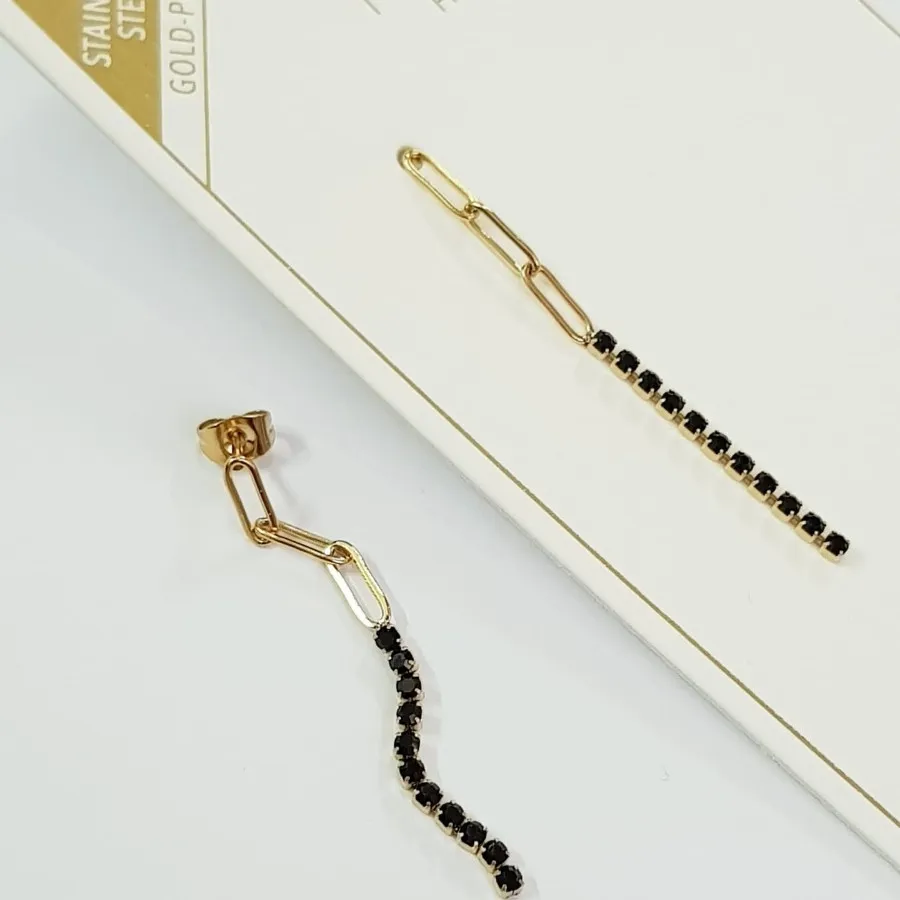 گوشواره استیل روکش طلا