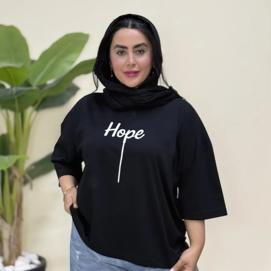 تیشرت باکسی مشکی