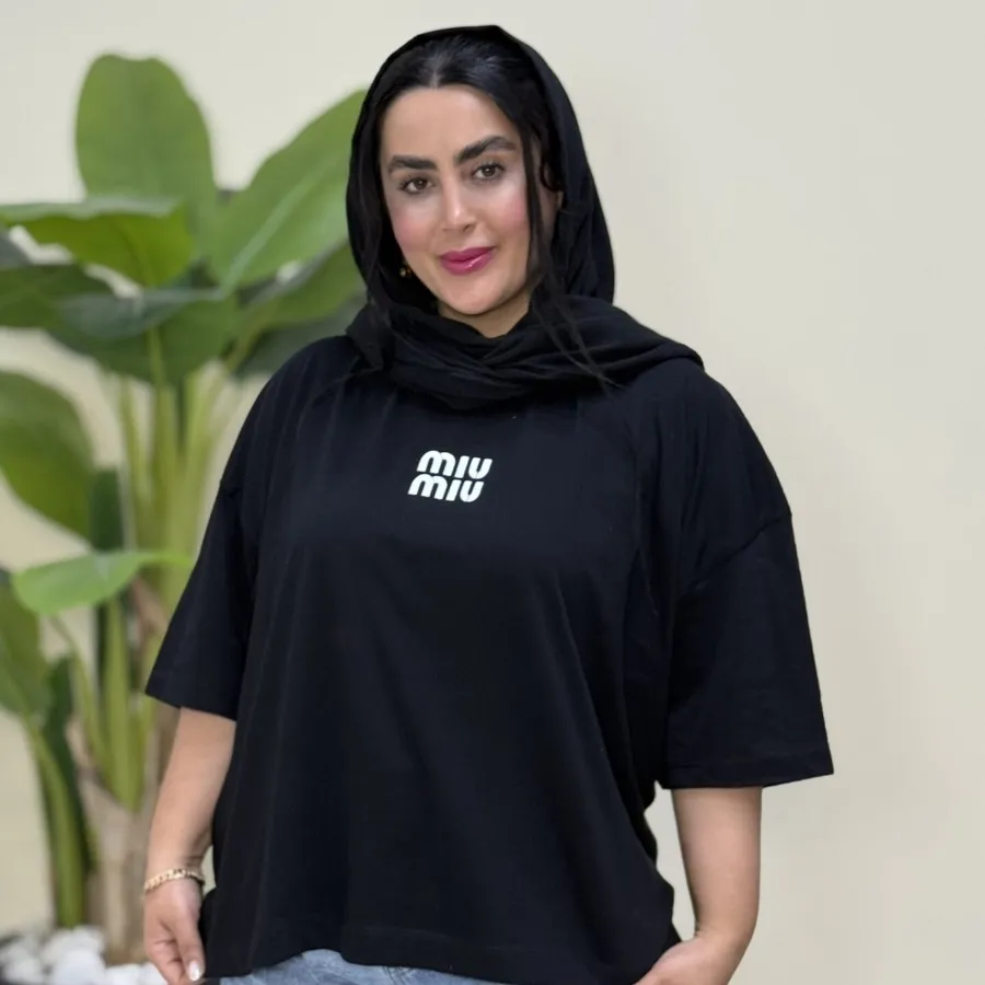 تیشرت باکسی مشکی