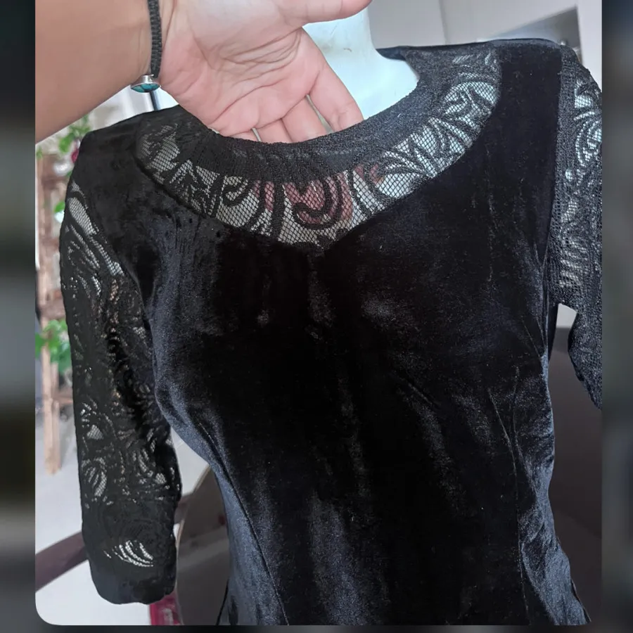 پیراهن کژوال مخمل