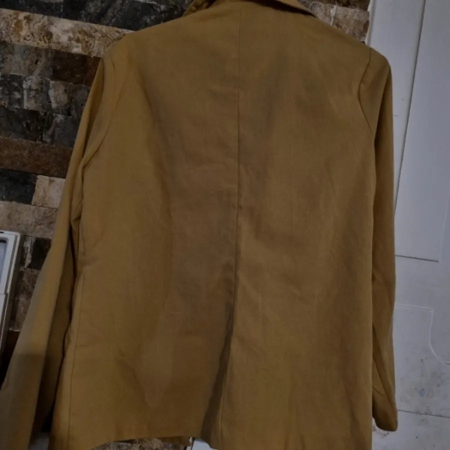 کت نخودی رنگ نخی تابستانه