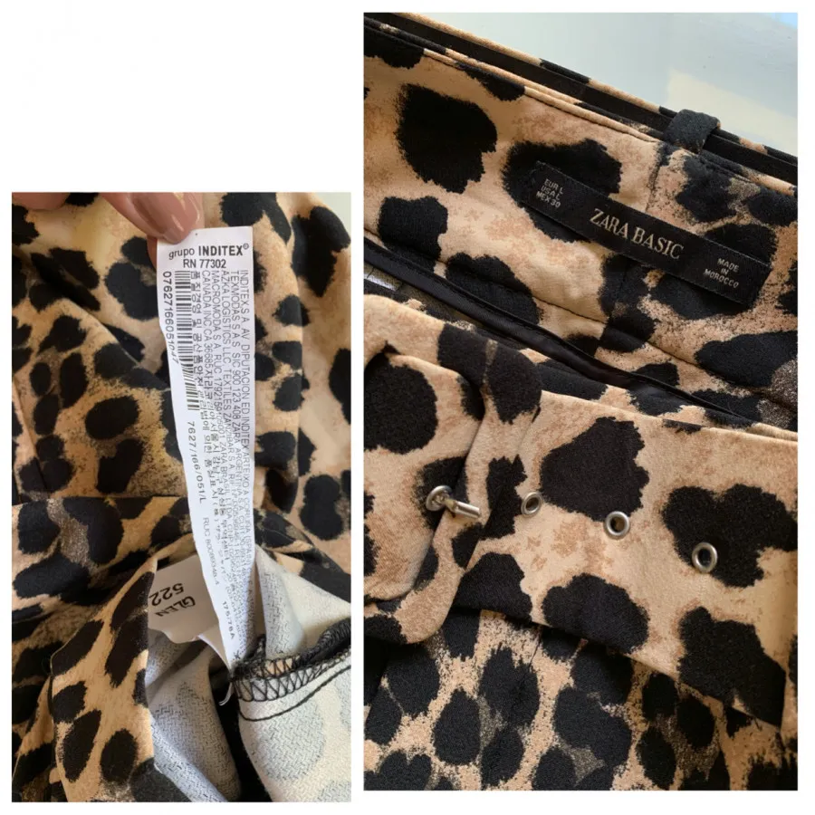 شلوارک پلنگی Zara
