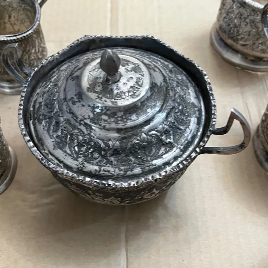 ست انگاره و قندان